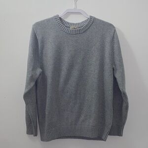 L.L. Bean Men's Classic Gray Crewneck Sweater